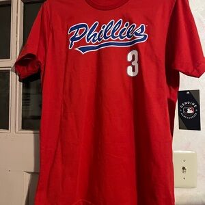 Genuine Merchandise Red Phillies Tee